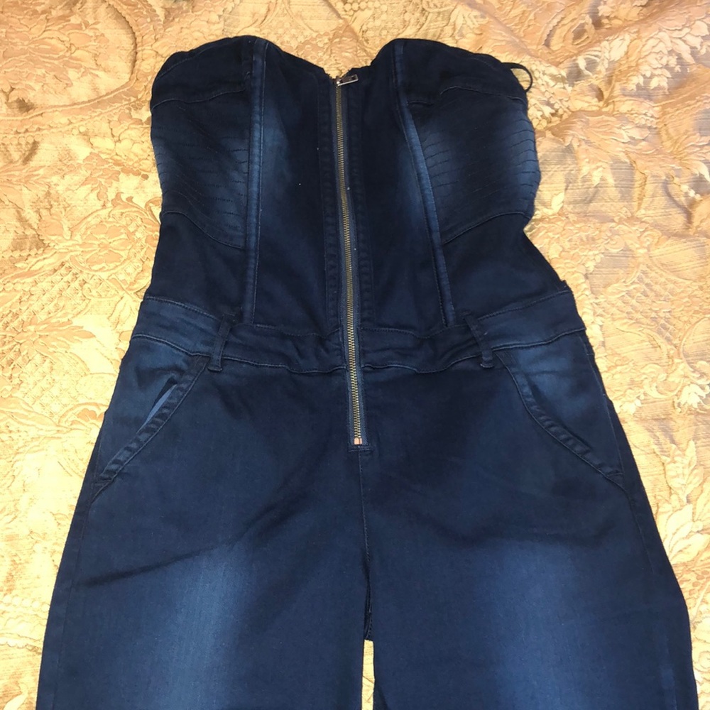 Denim guess jumpsuit!!